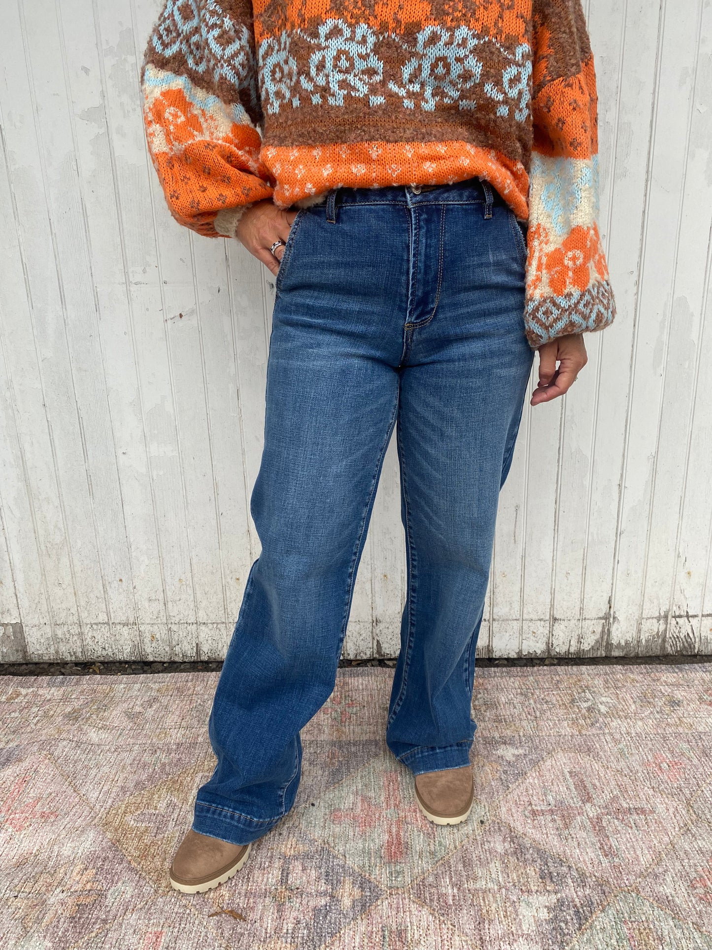 Trudy Trousers in Denim