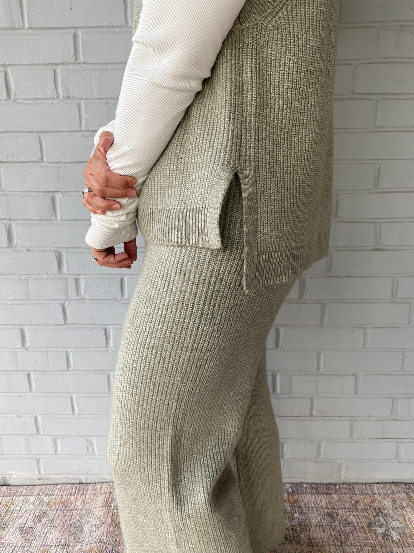 Olive You to Pieces Sweater Vest