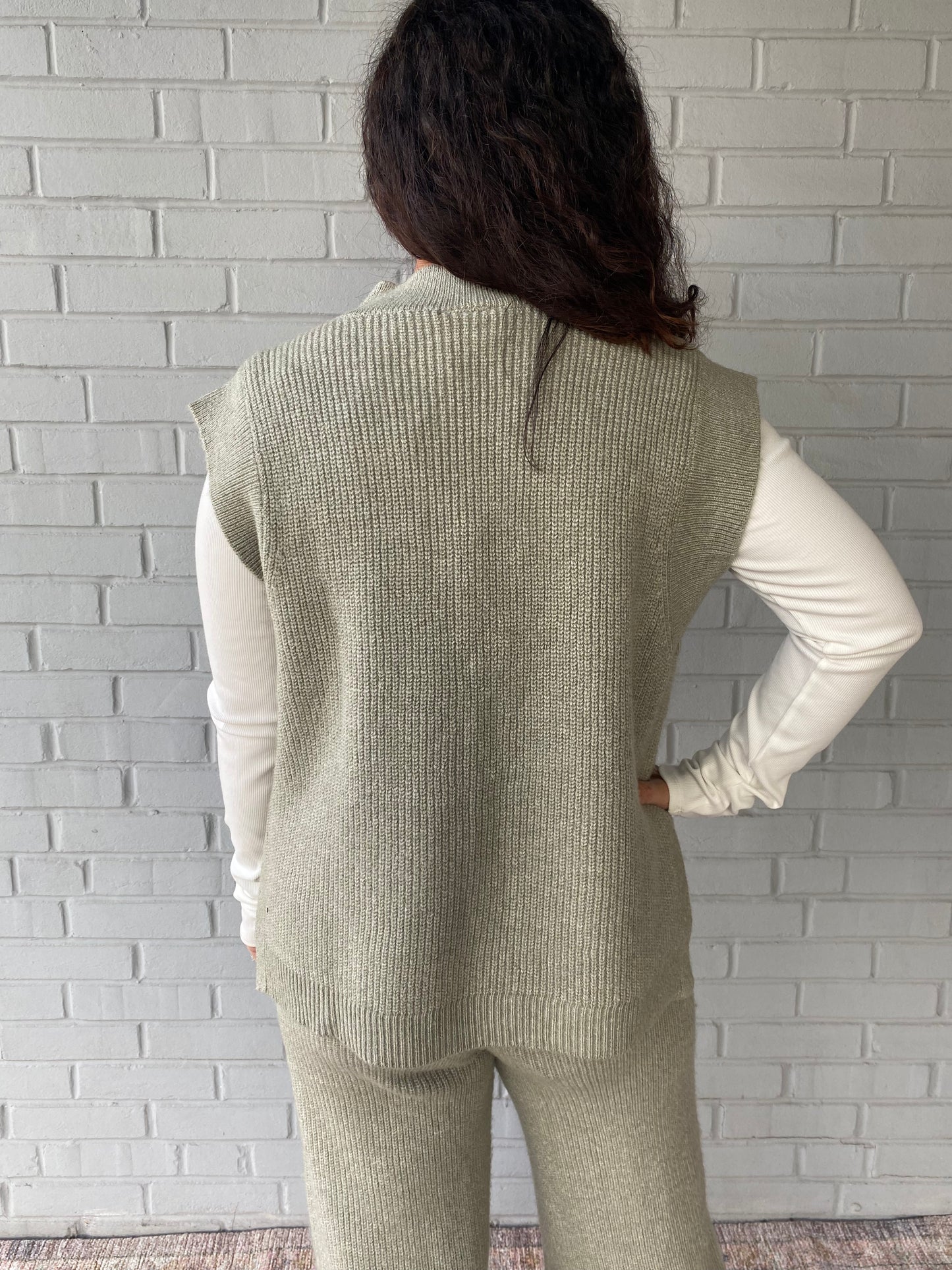 Olive You to Pieces Sweater Vest