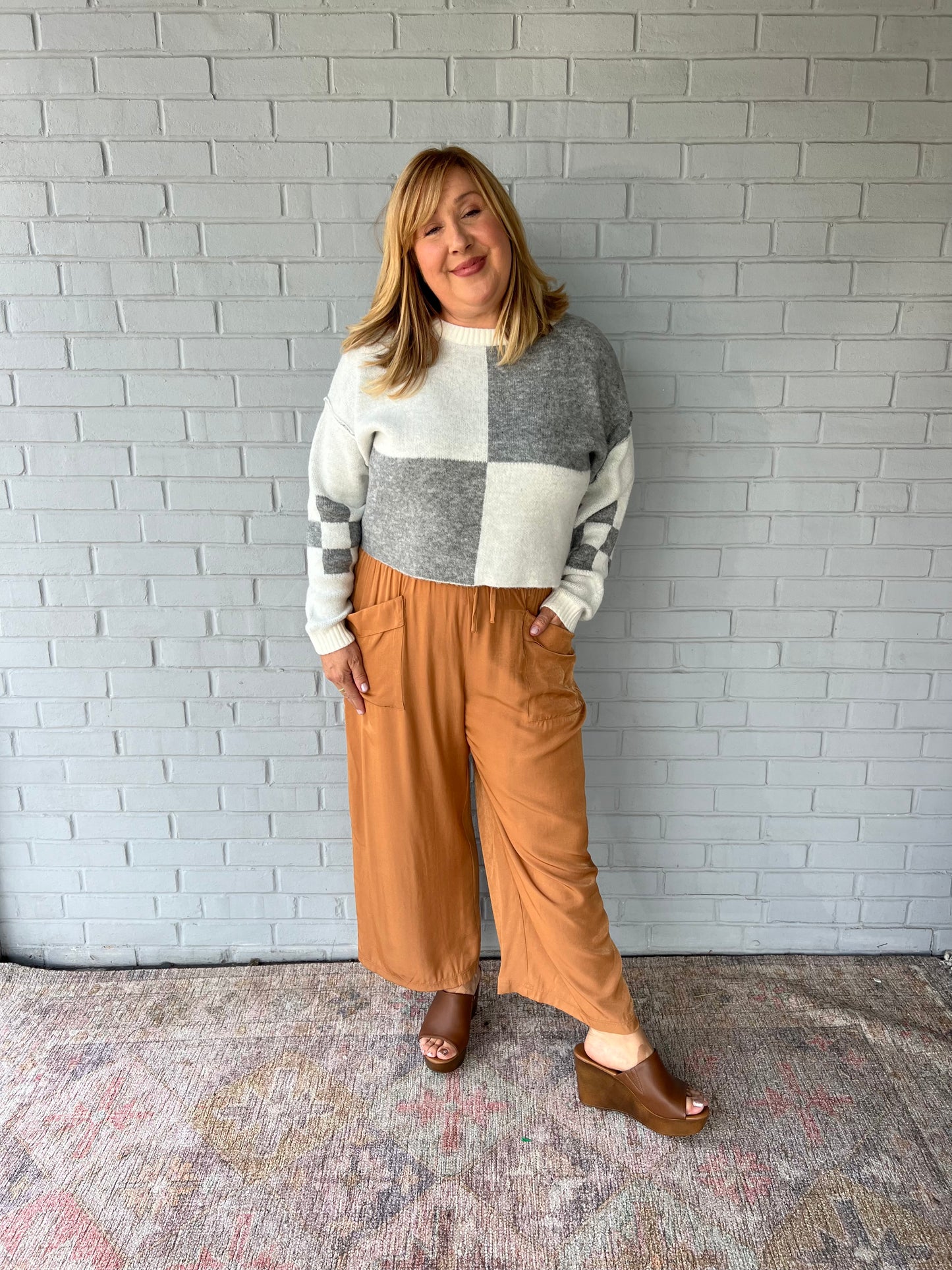 Fall Traveling Pants in Camel