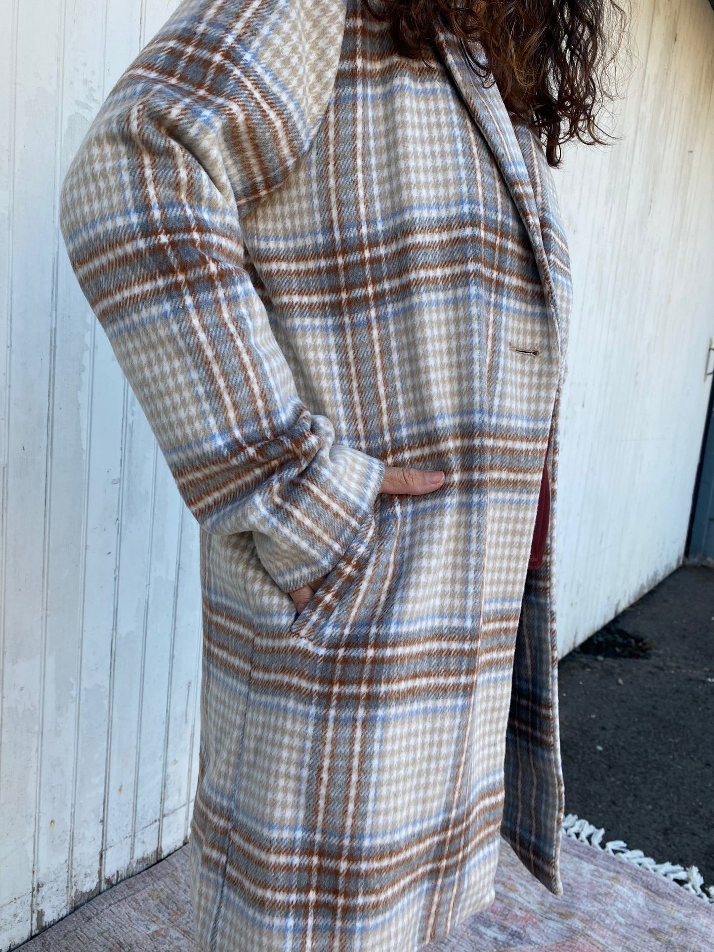 Angelina Plaid Coat
