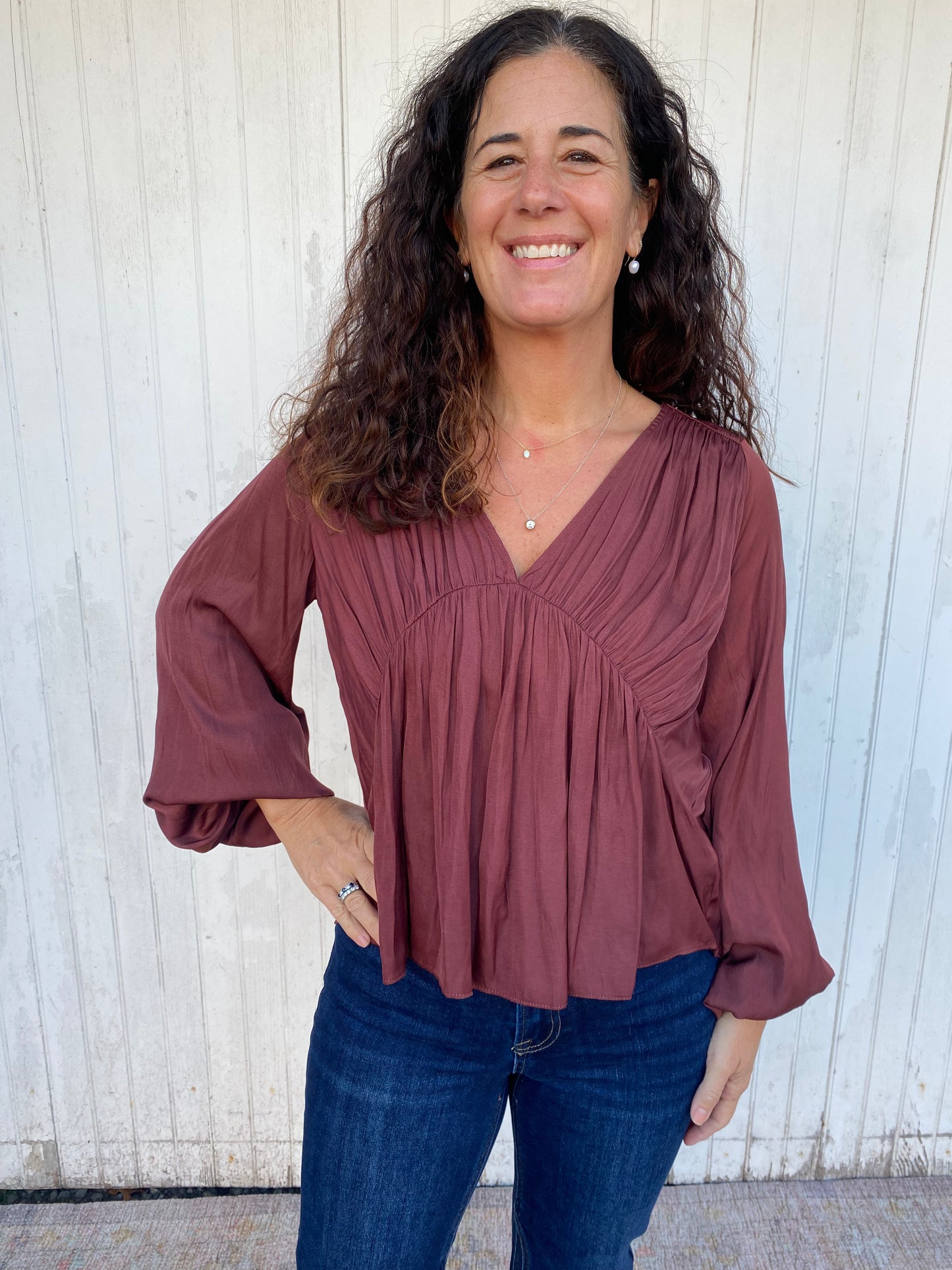 Wine Time Blouse