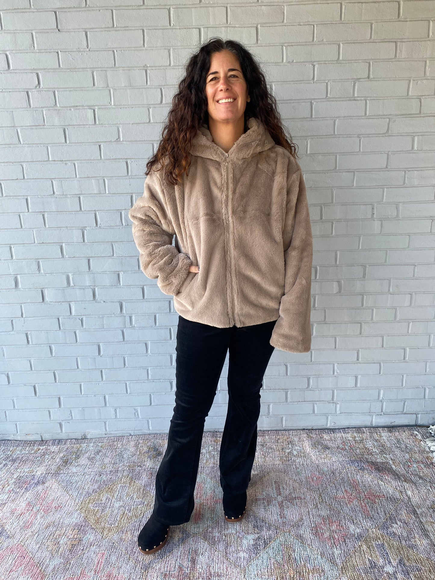 Snuggle Me Faux Fur Jacket