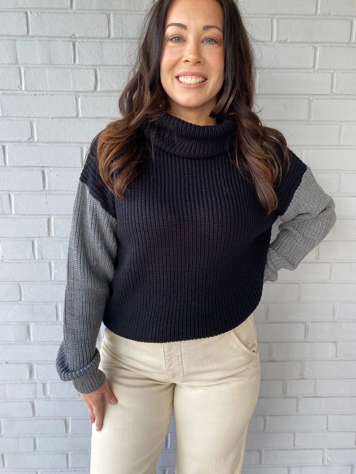 Moody Hues Turtleneck Sweater