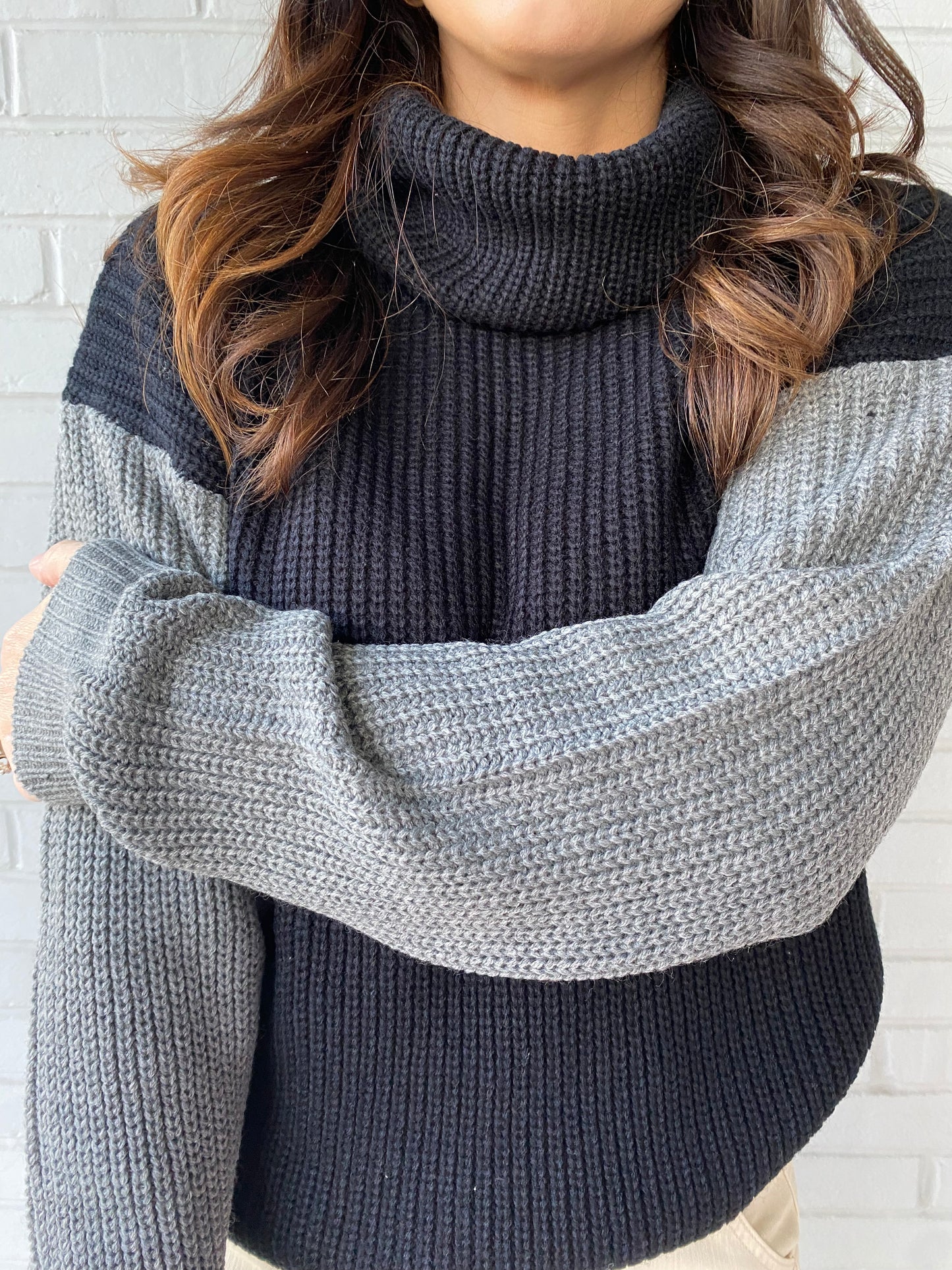 Moody Hues Turtleneck Sweater