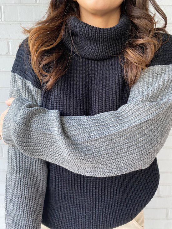 Moody Hues Turtleneck Sweater