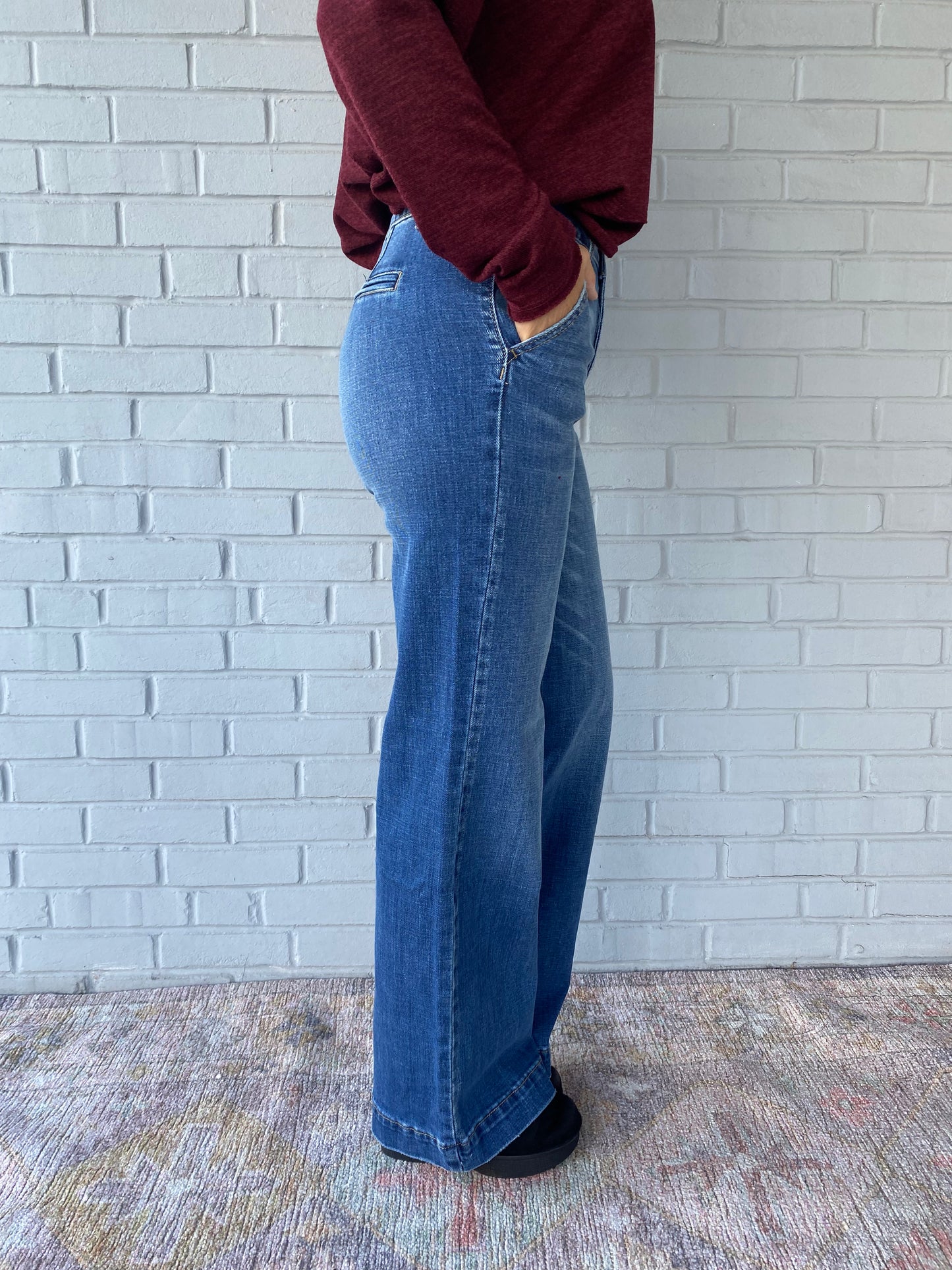 Trudy Trousers in Denim