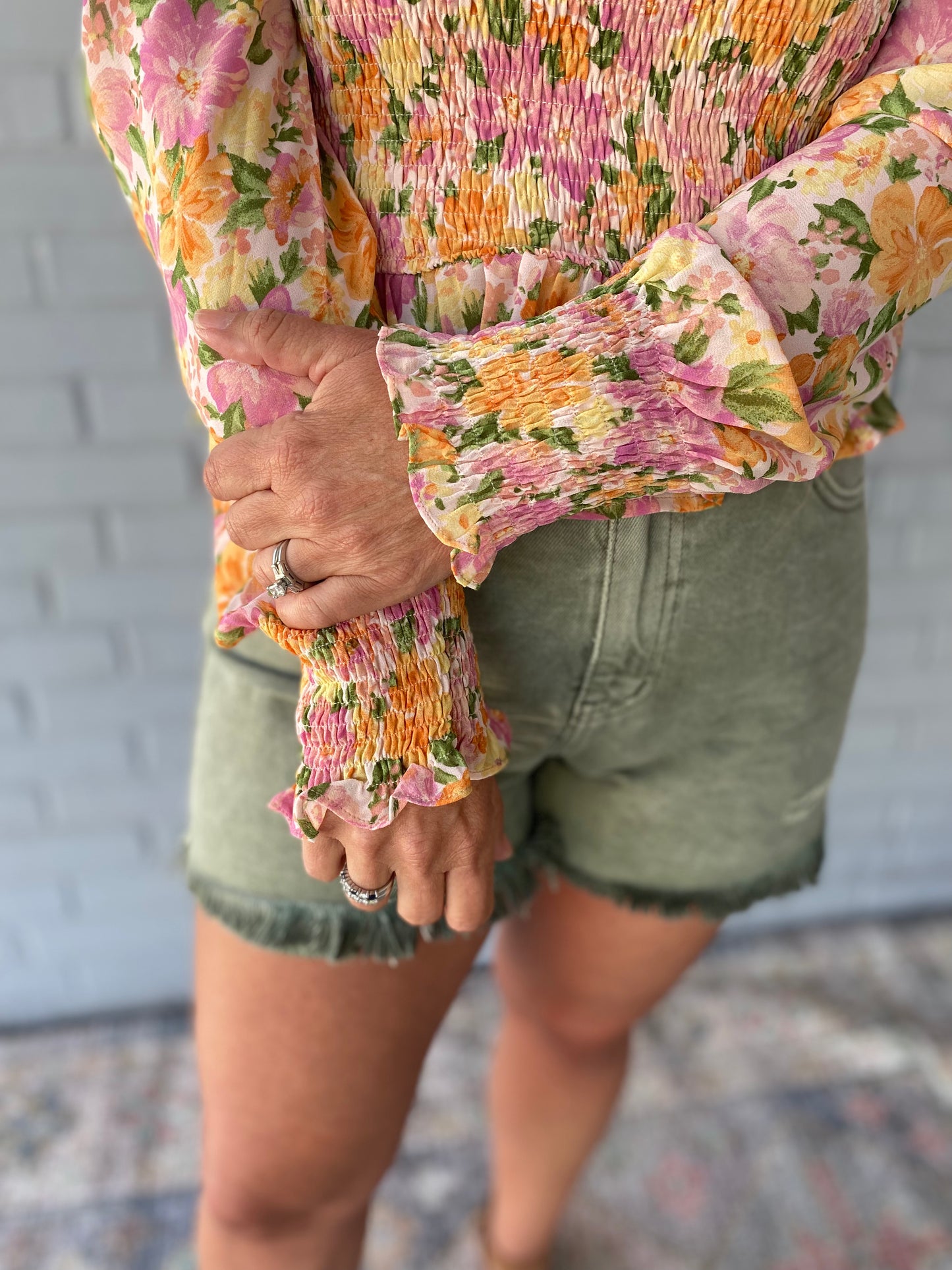 Cate High Rise Denim Short