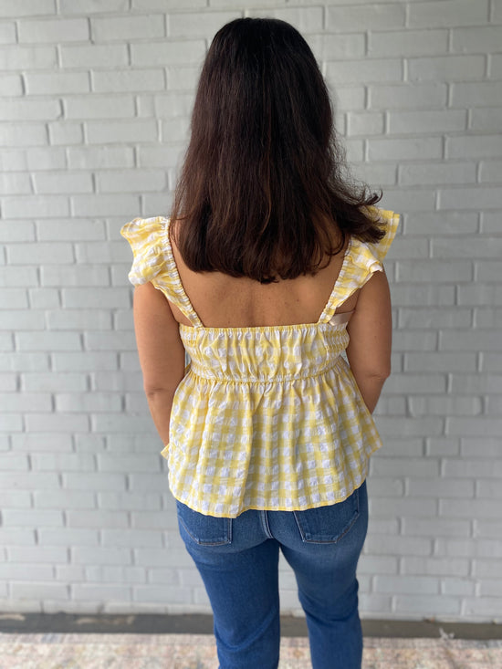 Gingham Dreams Top