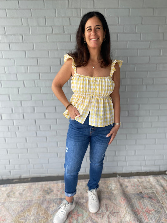 Gingham Dreams Top