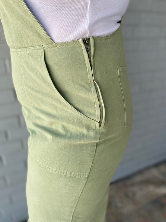 The Donna Overall in Ash Green