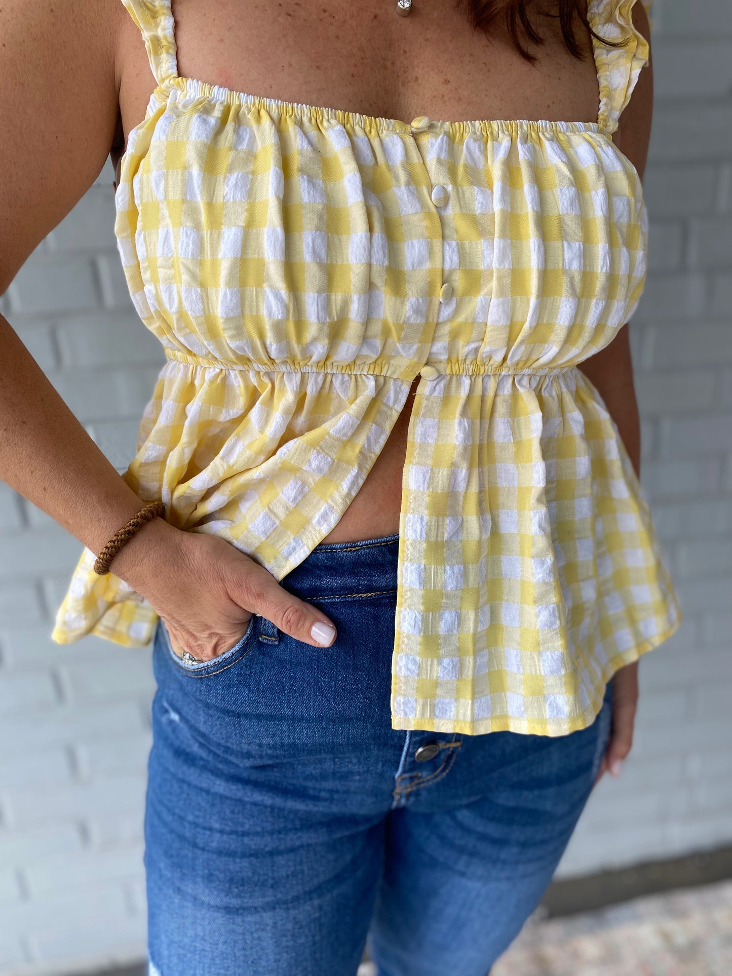 Gingham Dreams Top