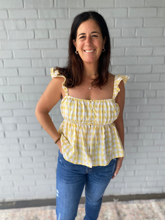 Gingham Dreams Top