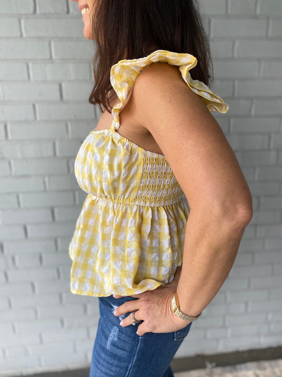 Gingham Dreams Top