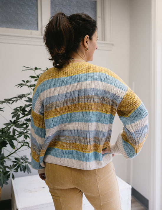 Horizon Views Striped Sweater