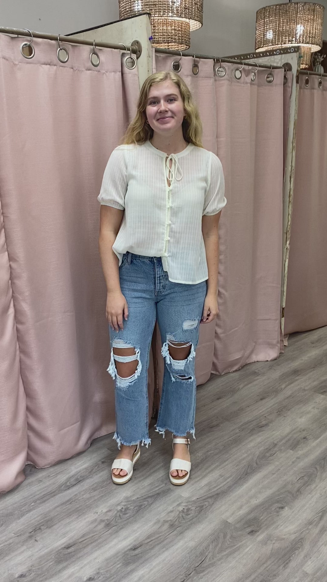 Load and play video in Gallery viewer, Ageless Elegance Blouse
