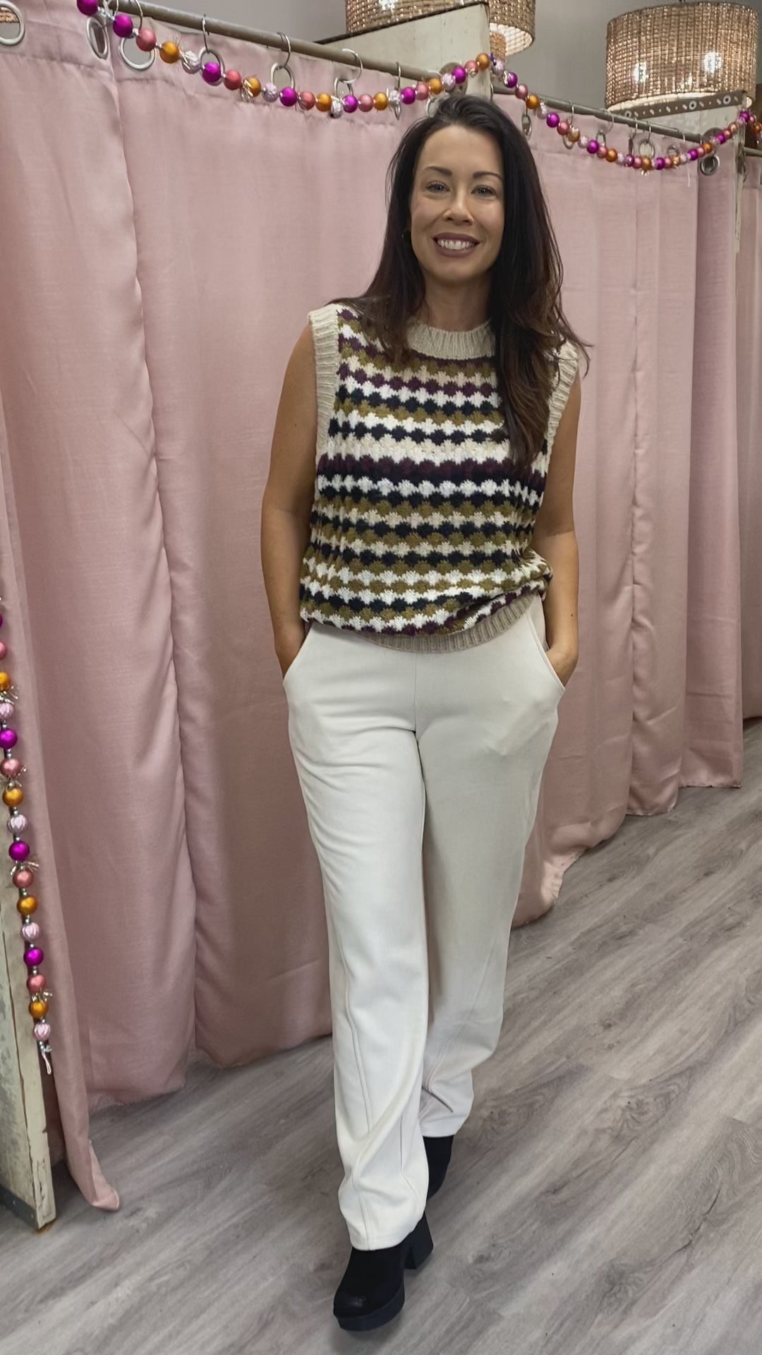 Load and play video in Gallery viewer, Sally Suede Pants
