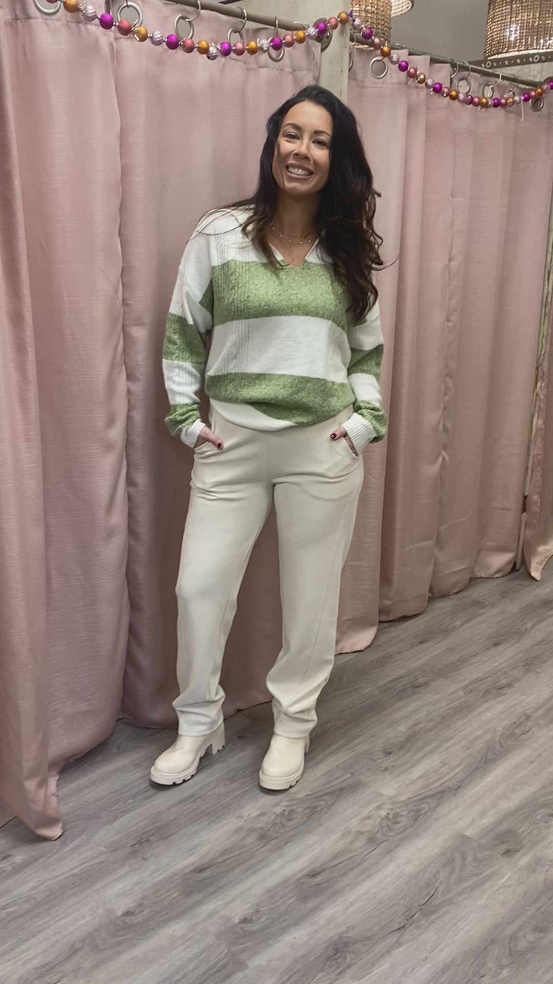 Load and play video in Gallery viewer, Sally Suede Pants
