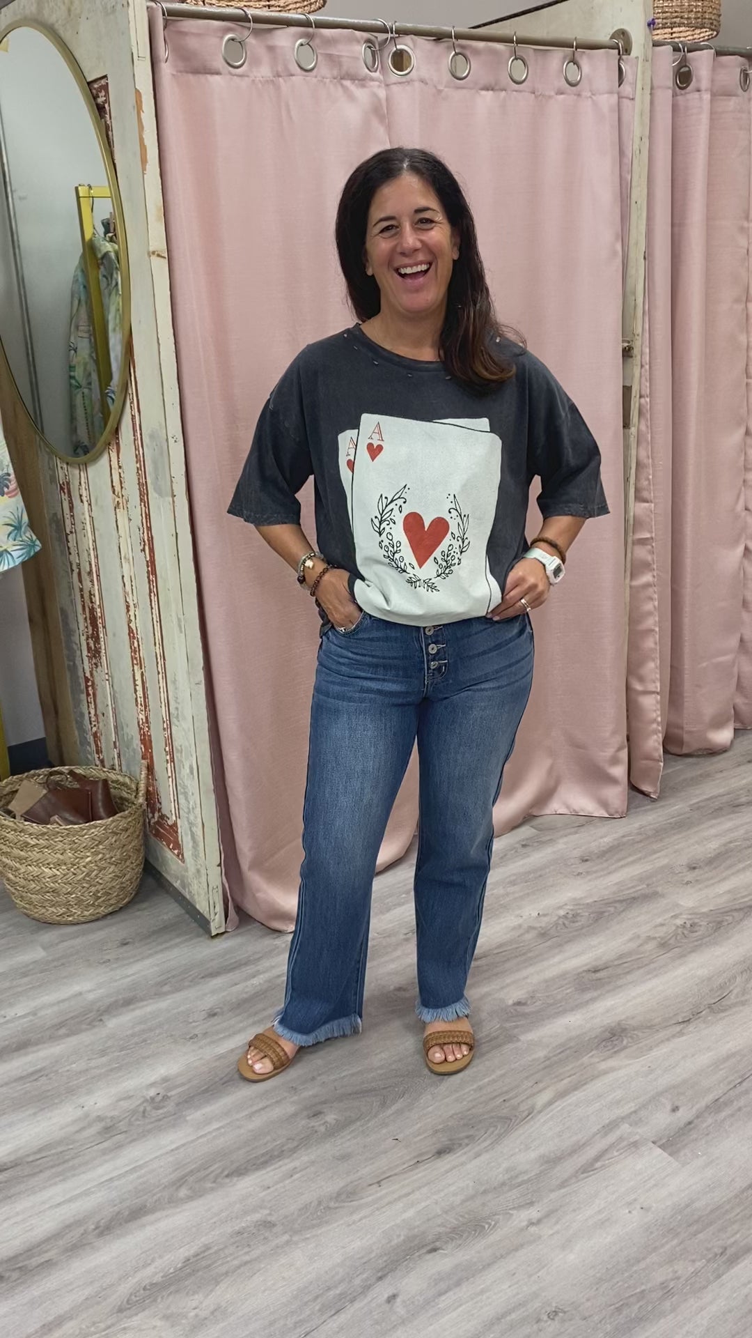 Load and play video in Gallery viewer, Elsie High Rise Straight Leg Jeans
