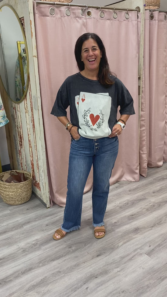 Load and play video in Gallery viewer, Elsie High Rise Straight Leg Jeans
