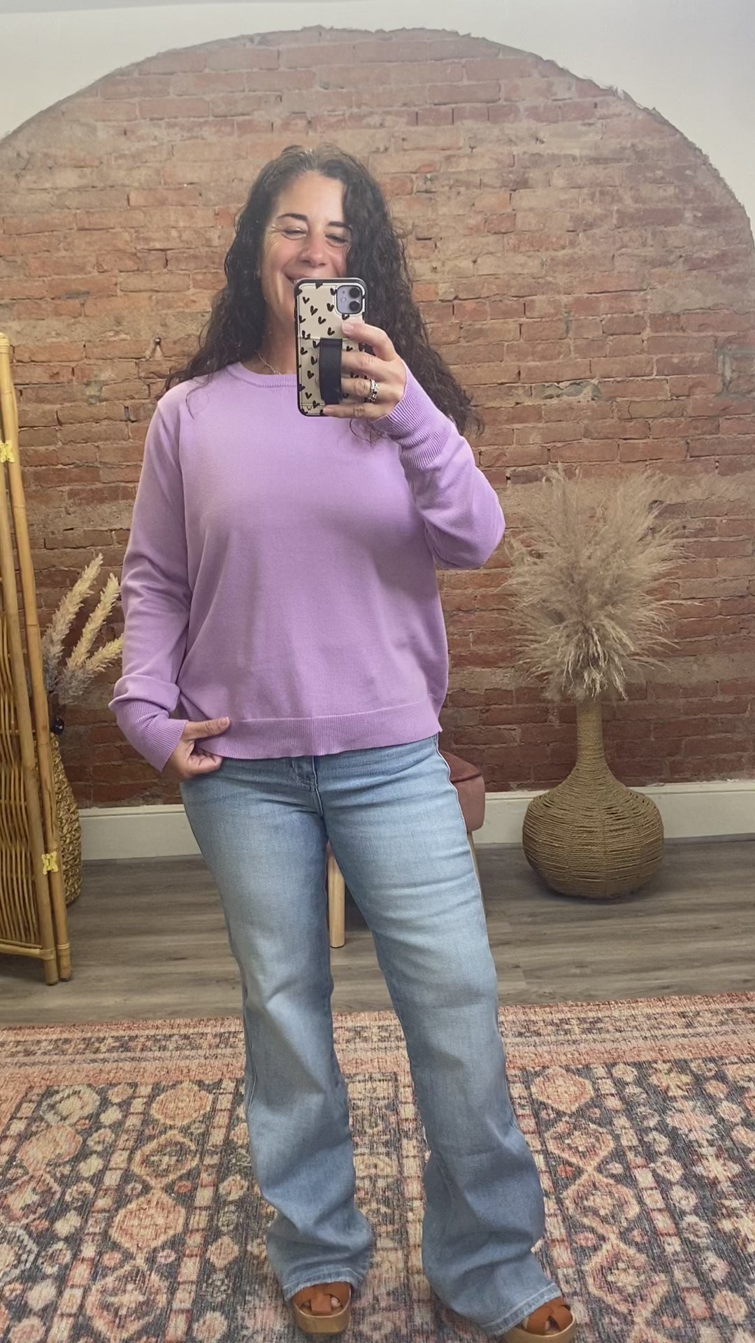 Mae Sweater Lavendar