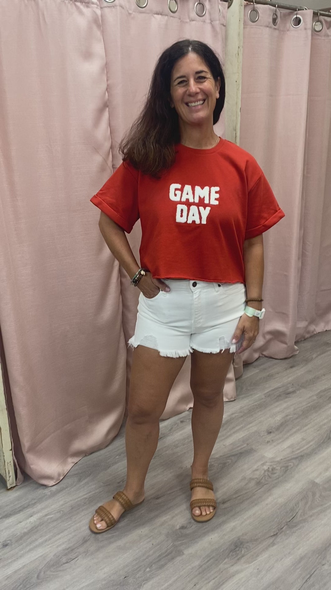 Load and play video in Gallery viewer, Game Day Red T-Shirt
