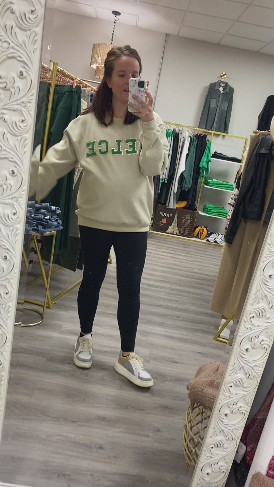 Load and play video in Gallery viewer, Kelce Varsity Sweatshirt
