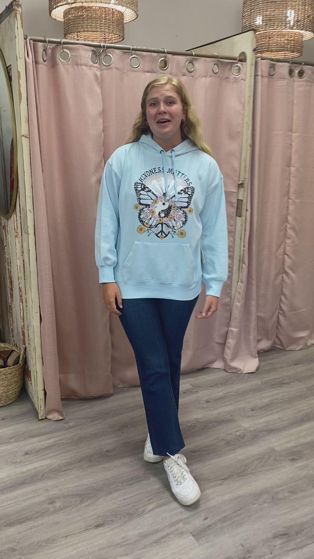 Load and play video in Gallery viewer, Kindness Matters Hoodie
