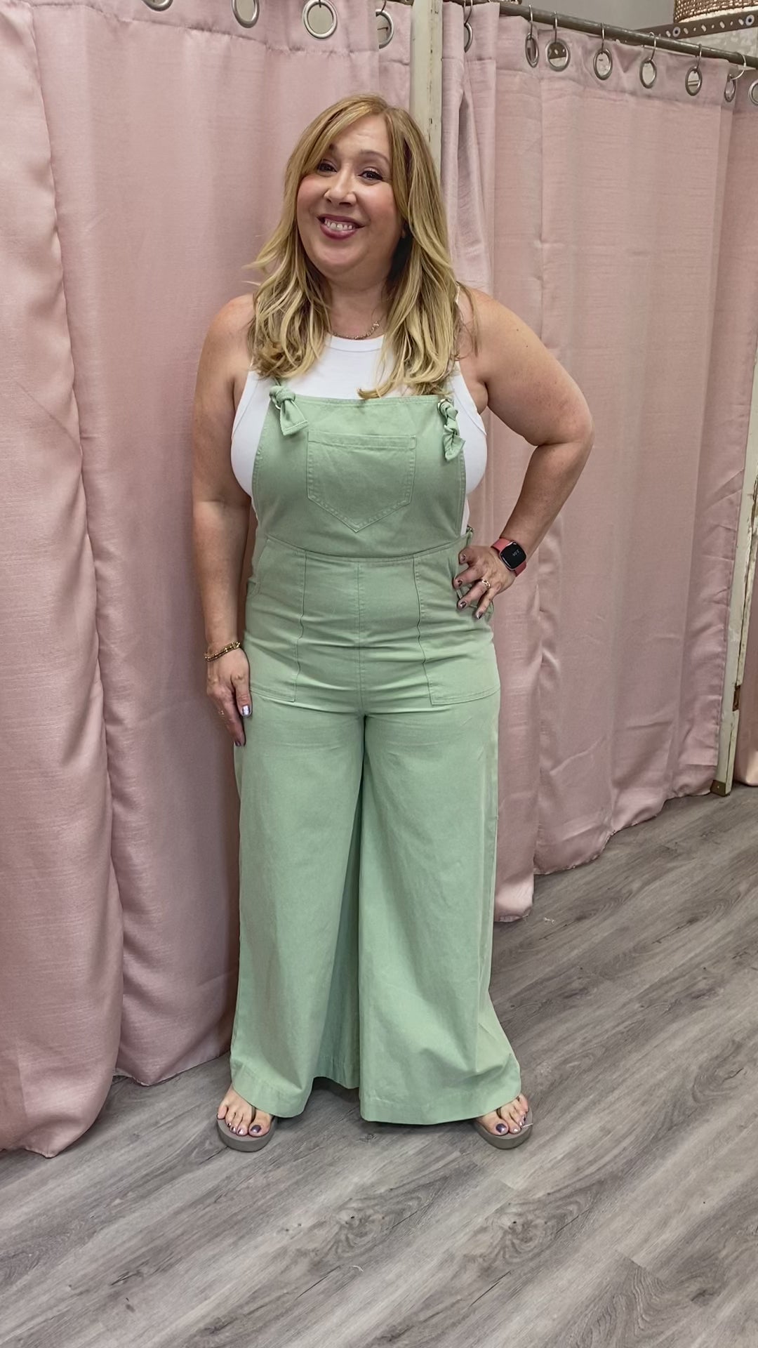 The Donna Overall in Ash Green