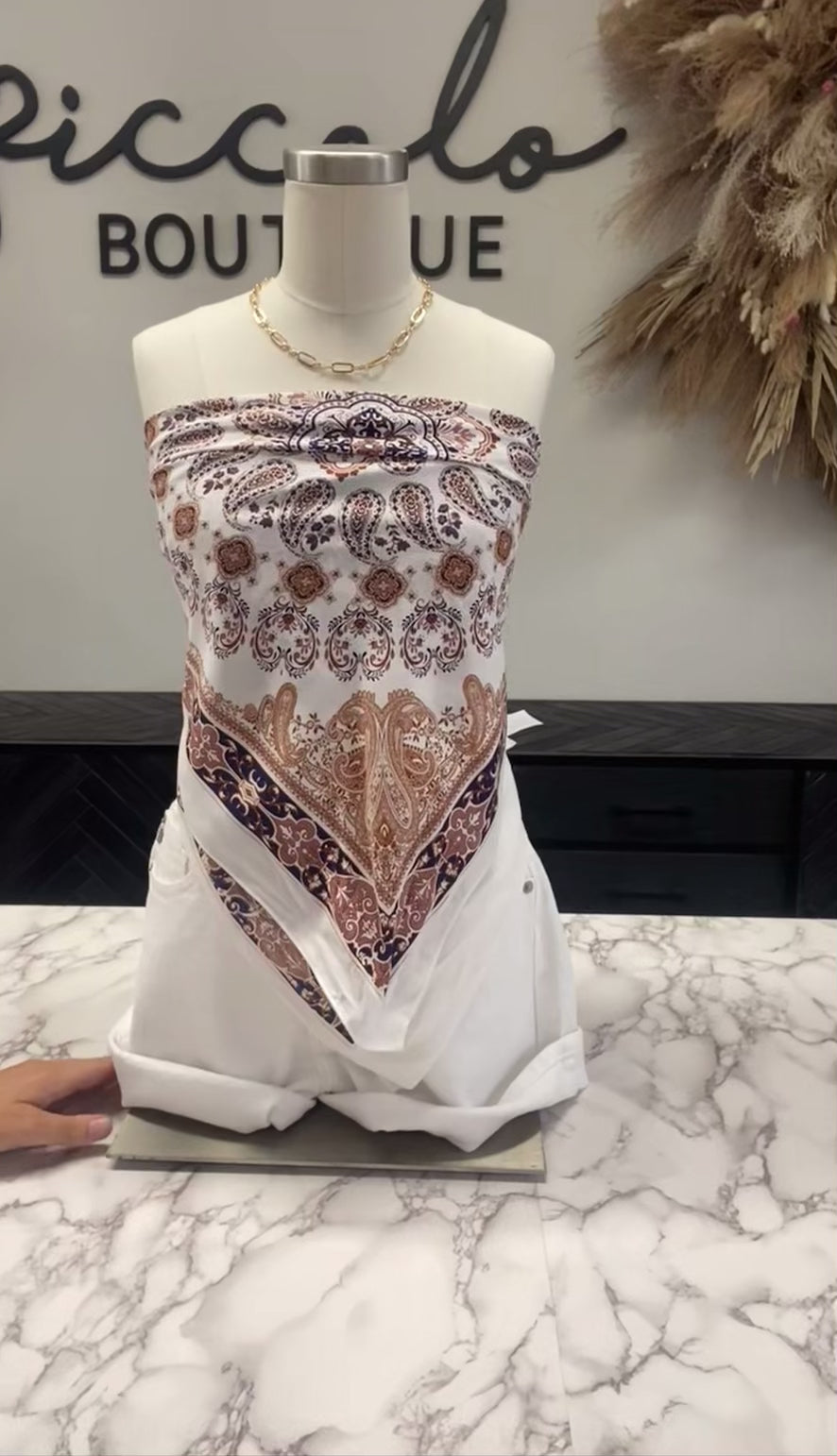 Lovely Scarf Top