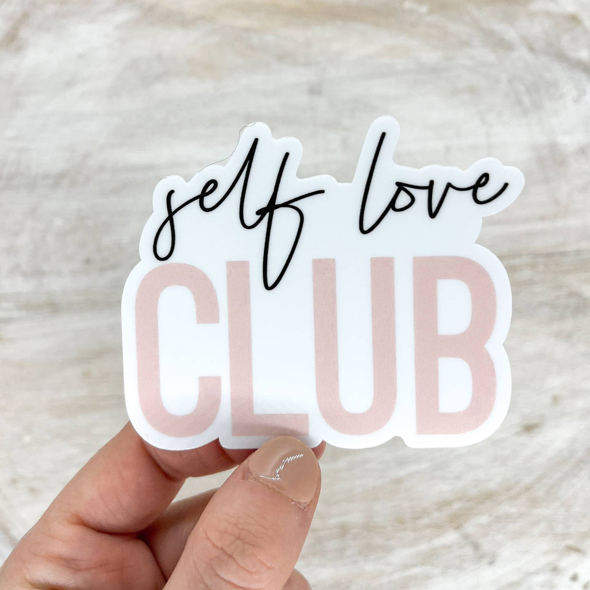 Self Love Club, Sticker, 3x3 inch Piccolo Boutique LLC