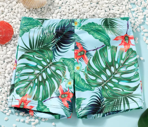 Tropical Swim Trunks